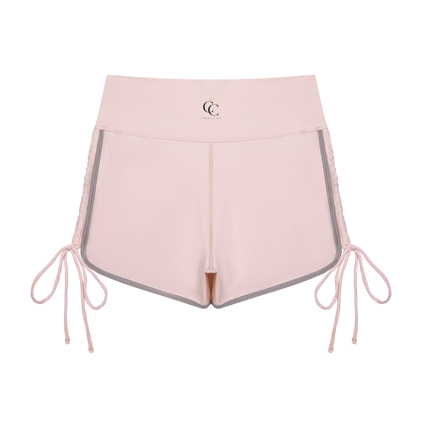 Women’s Color Block High Waisted Yoga Shorts