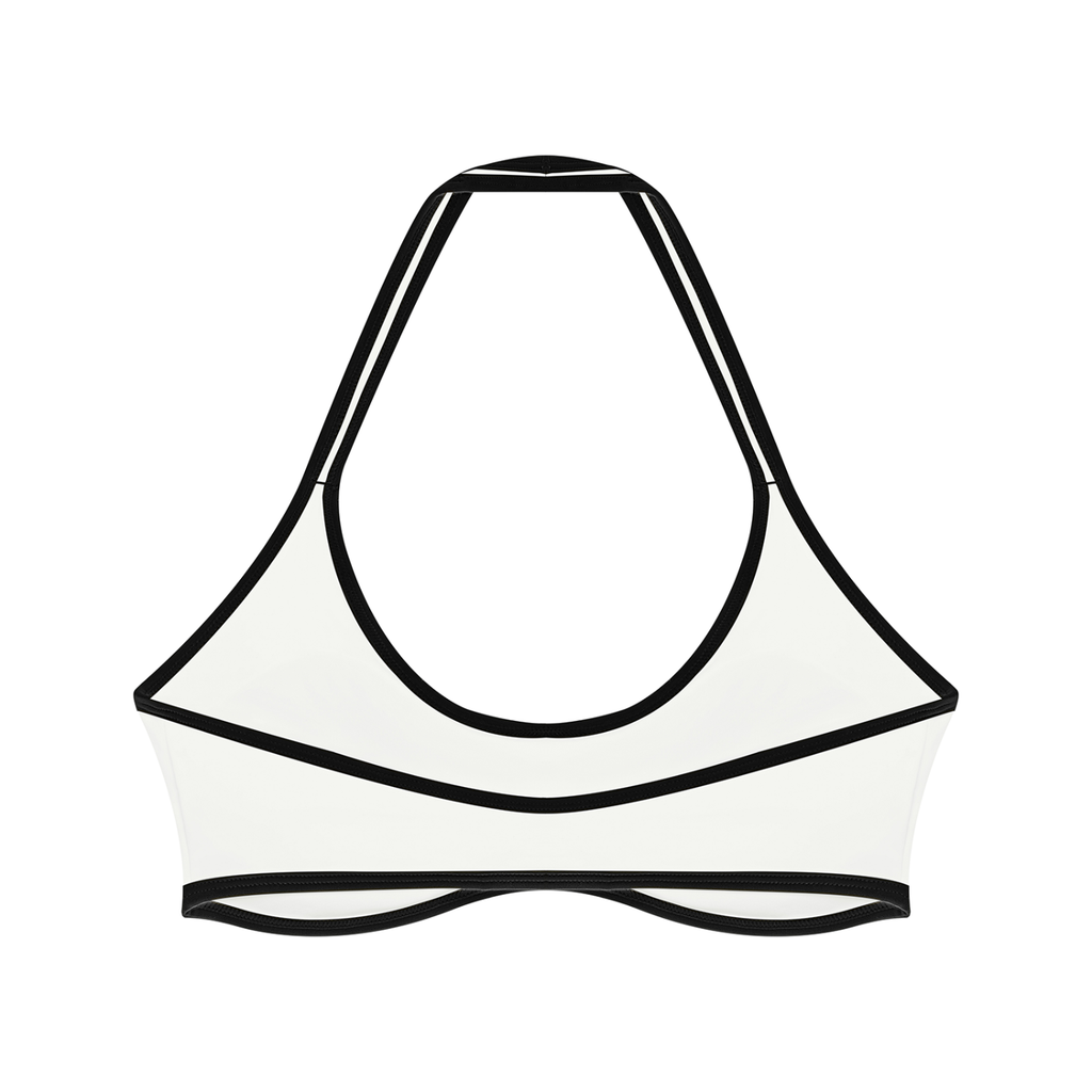 Women's Halter Color Block Yoga Sports Bra