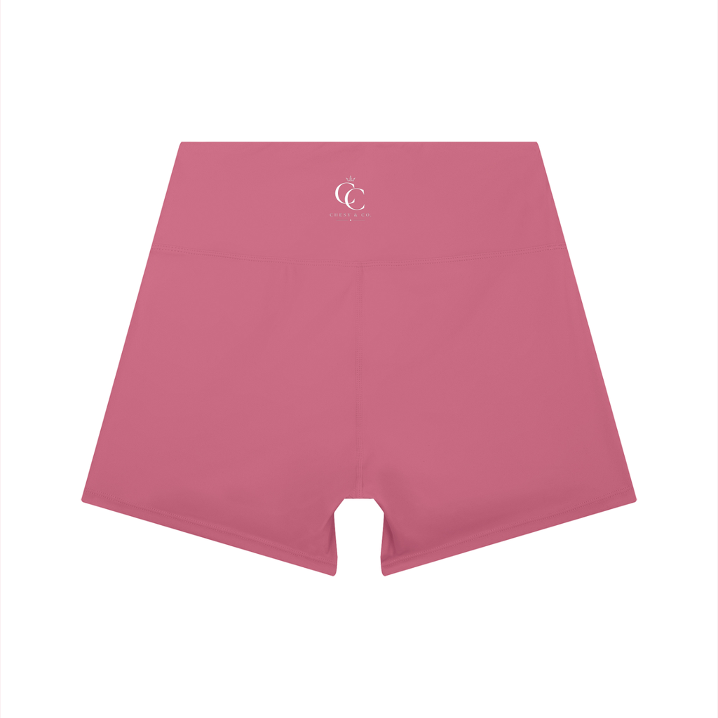 Women’s High-Waist Color Block Yoga Shorts