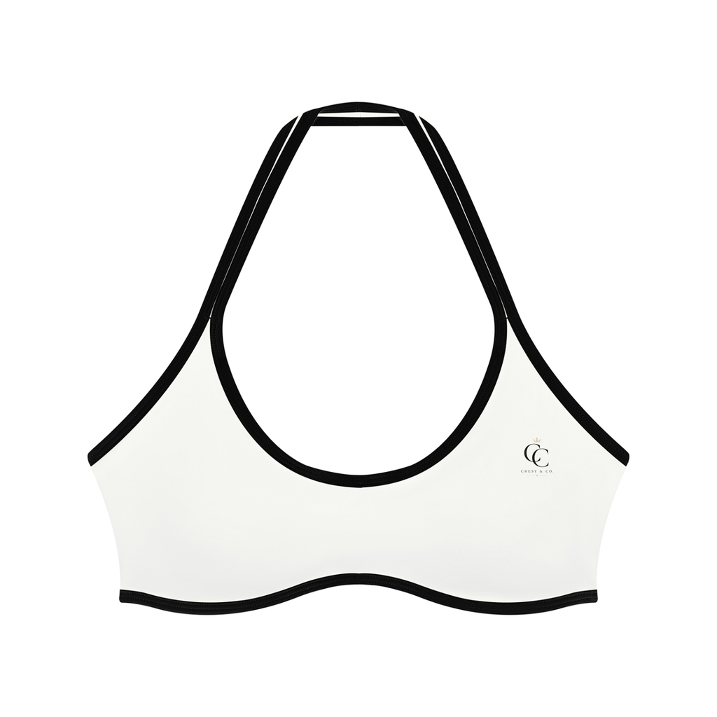 Women's Halter Color Block Yoga Sports Bra