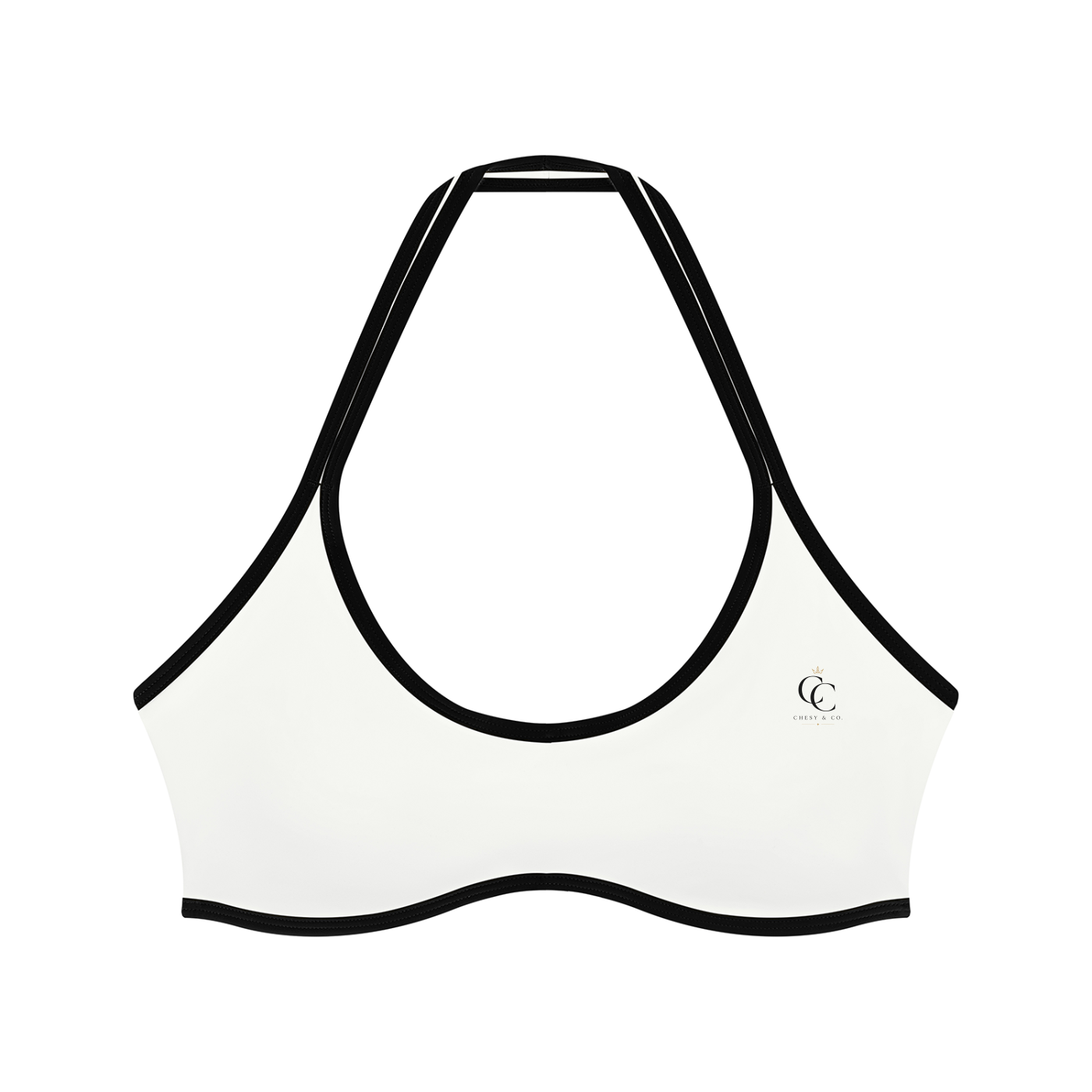 Women's Halter Color Block Yoga Sports Bra