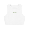 Women's Tight Crewneck Crop Tank Top