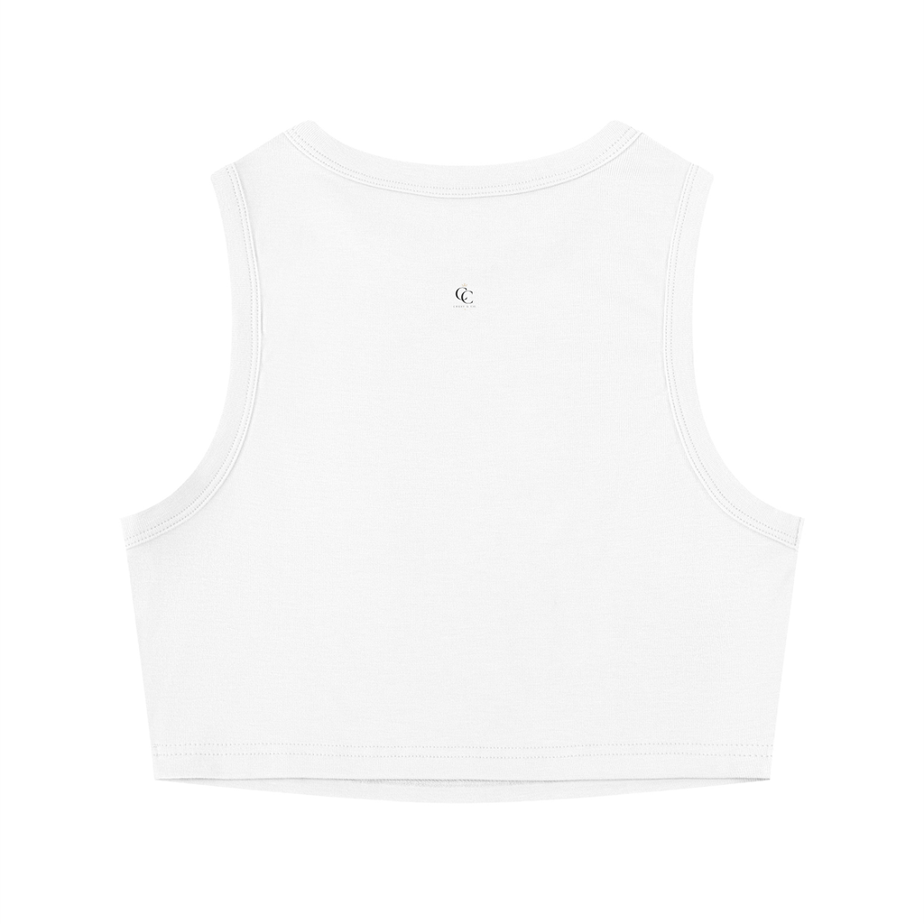 Women's Tight Crewneck Crop Tank Top