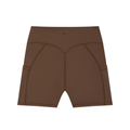 Women's High-Waisted Pocket Biker Shorts