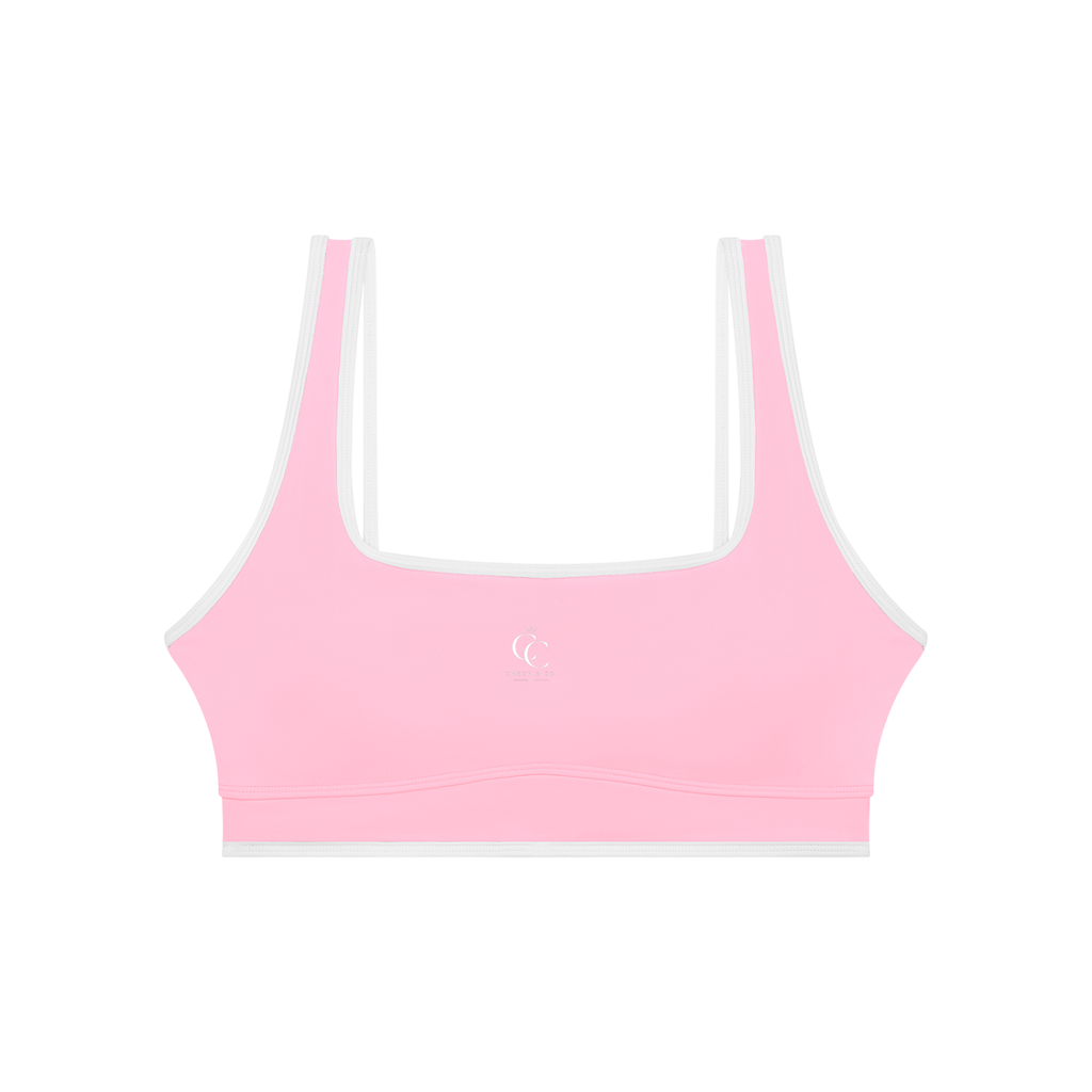 Women's Color Block Yoga Sports Bra