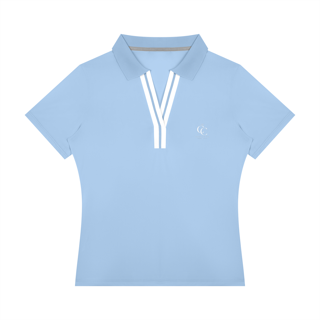 Women’s Color Block Polo Shirt