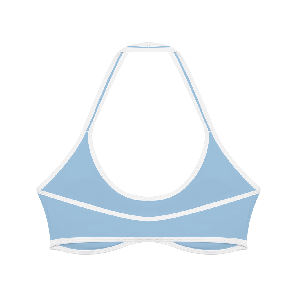 Women's Halter Color Block Yoga Sports Bra