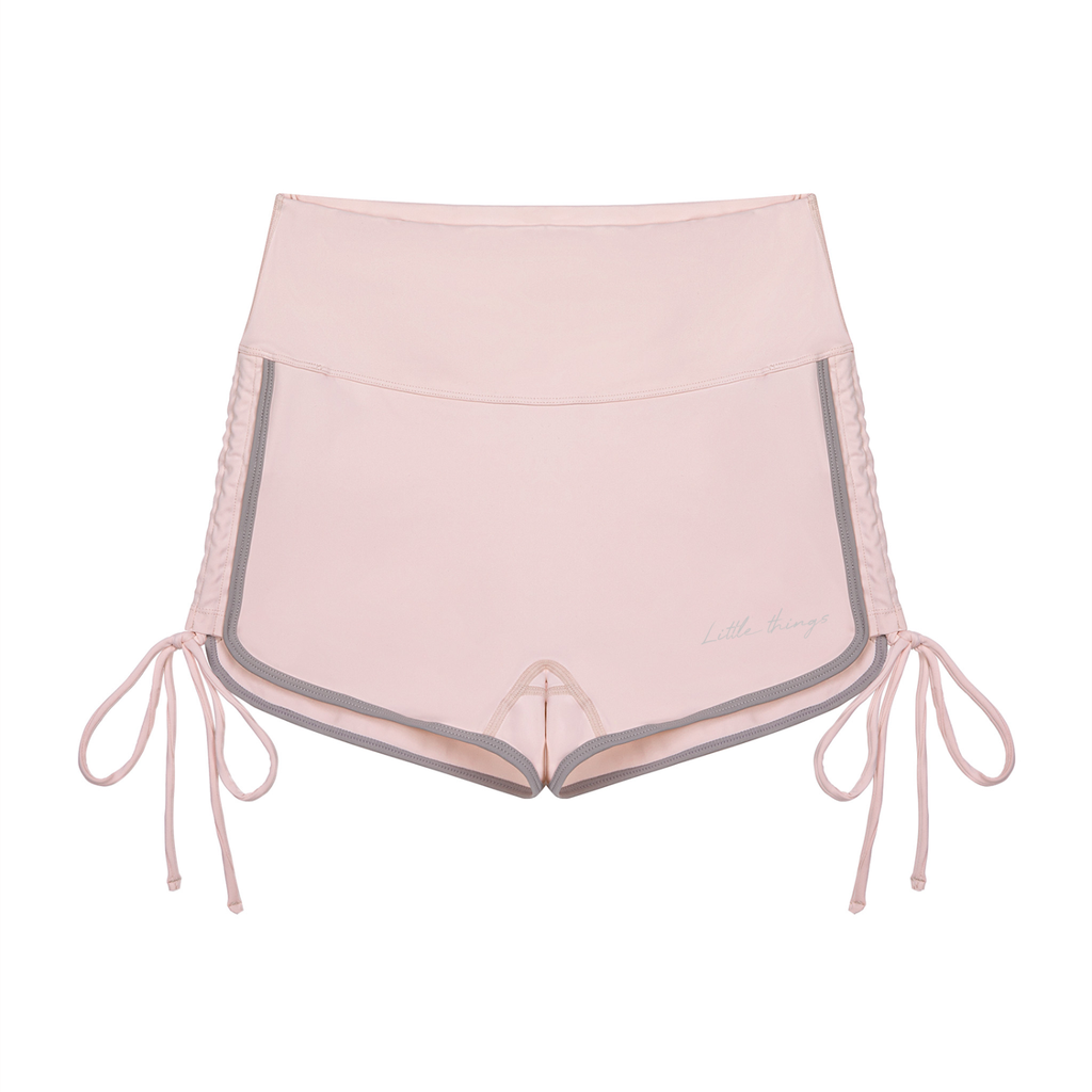 Women’s Color Block High Waisted Yoga Shorts
